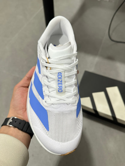 Adidas Lightstrike Pro Running Shoes White Blue JS4454