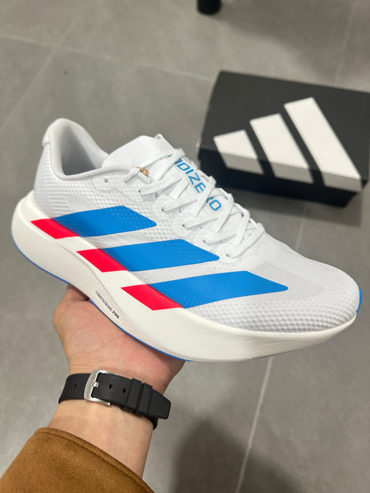 Adidas Lightstrike Pro Running Shoes White Blue Red KJ3596