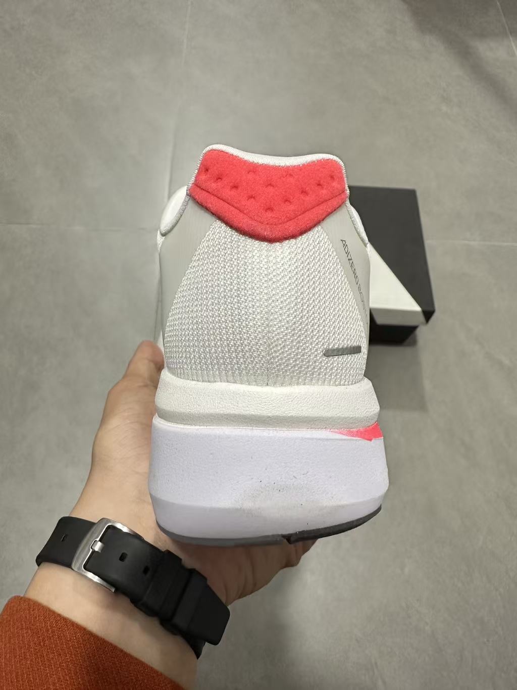 Adidas Lightstrike Pro Running Shoes White Black Red