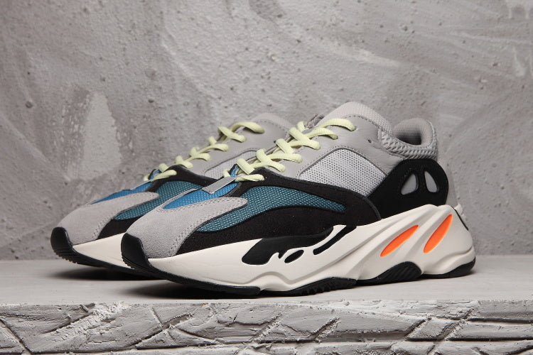Adidas 700 Men’s Sneakers in Gray, Black and Orange