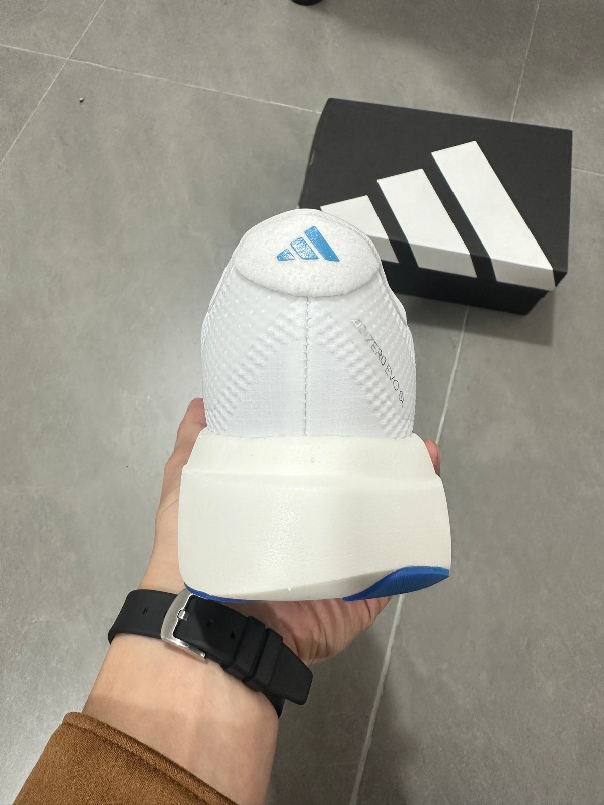 Adidas Lightstrike Pro Running Shoes White Blue Red KJ3596