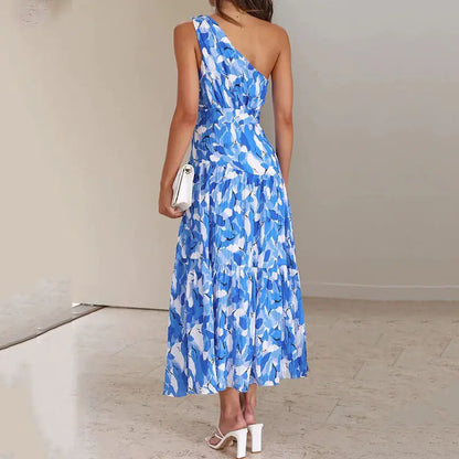 2026 Fashionable Summer Print Maxi Dress for Women