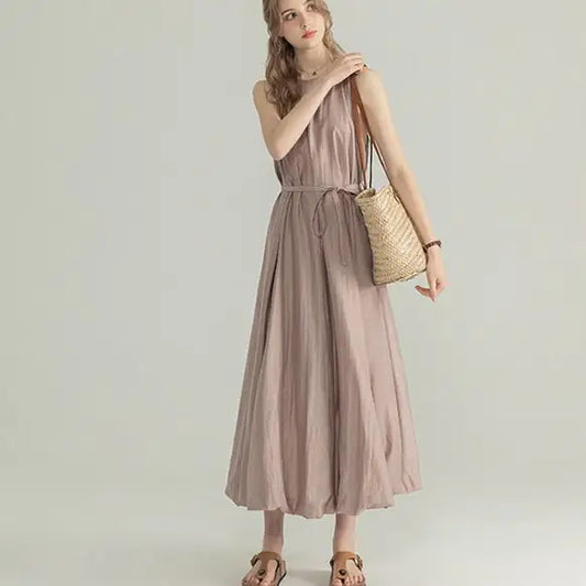 Women's Summer Sleeveless Suspender Dress