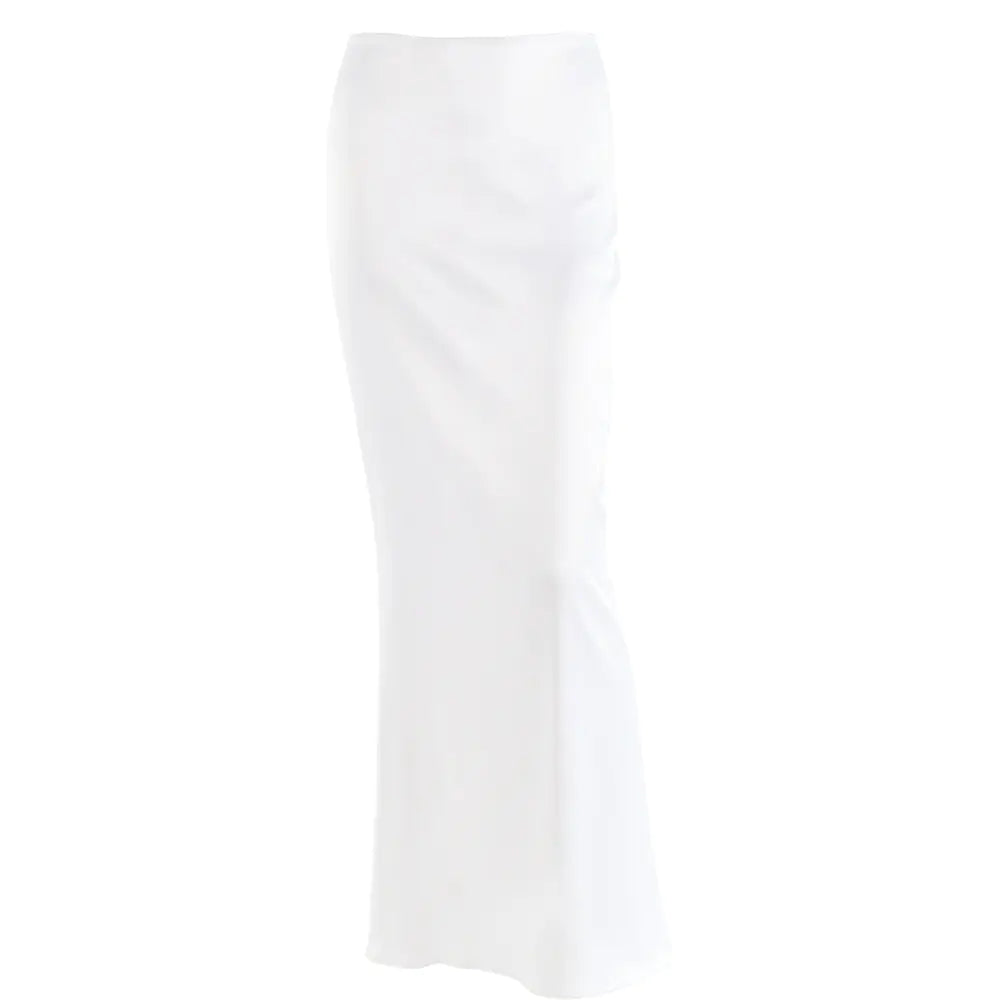 2026 Summer Fashionable Satin Maxi Skirt for Women